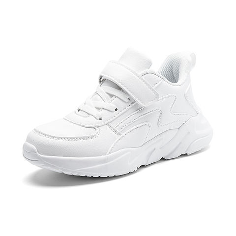 Kids Leather Velcro Sneakers - wholesale footwear