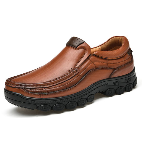 Men's Leather Walking Shoes - wholesale footwear
